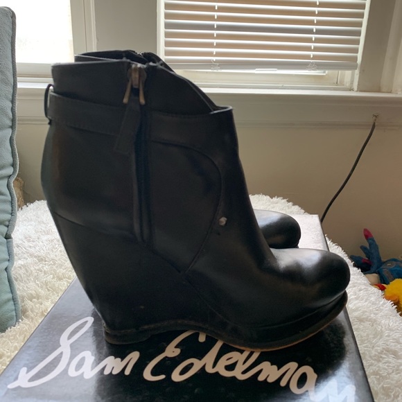 Sam Edelman Dalton Wedge Bootie 6.5 - Picture 3 of 6